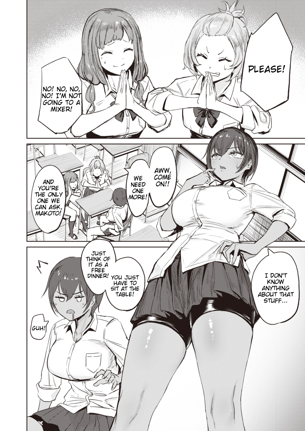 Hentai Manga Comic-Musclehead girl can't resist orgasm-Chapter 1-3